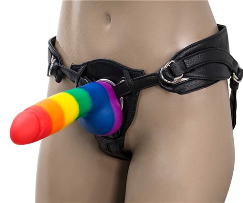 Addiction 100% Silicone Justin 8 Rainbow