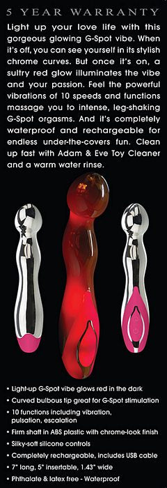 Adam & Eve Luminous G Spot Vibrator