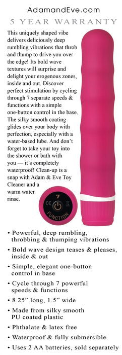 Adam & Eve Thumper Vibe Pink