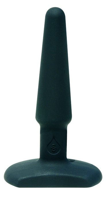 (d) Sex In The Shower Black Silicone Butt Plug