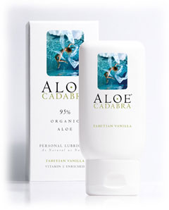 Aloe Cadabra Organic Lube Tahitian Vanilla 2.5oz
