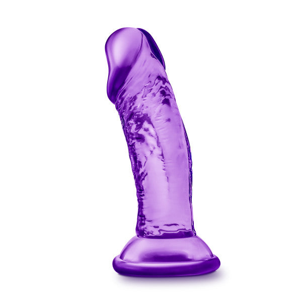 B Yours Sweet N Small 4in Dildo W- Suction Cup Purple
