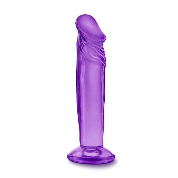 B Yours Sweet N Small 6in Dildo W- Suction Cup Purple