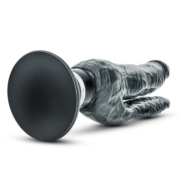 Jet Deux Noir Carbon Metallic Double Vibrating Dildo