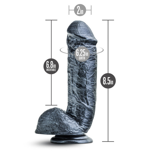 Jet Knight Carbon Metallic Black Dildo