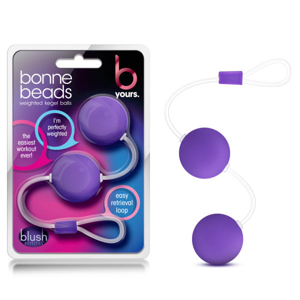 Be Yours Bonne Beads Weighted Kegel Balls Purple