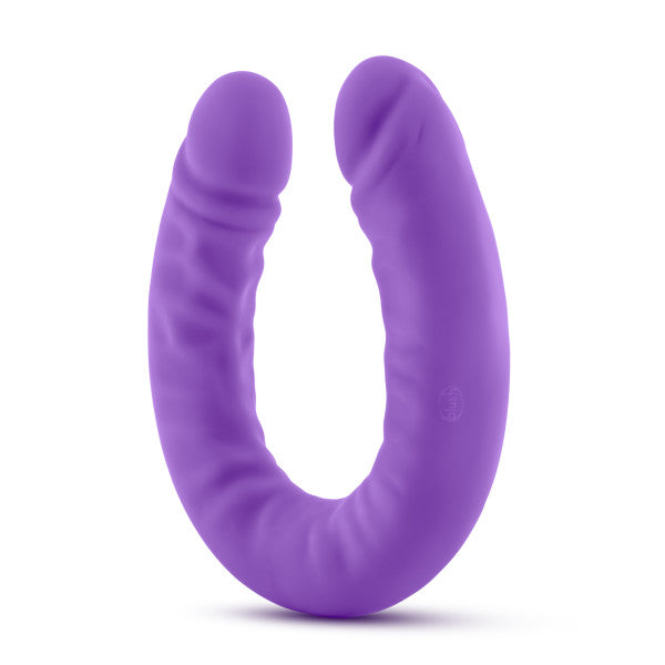 Ruse 18 Silicone Slim Double Dong Purple 