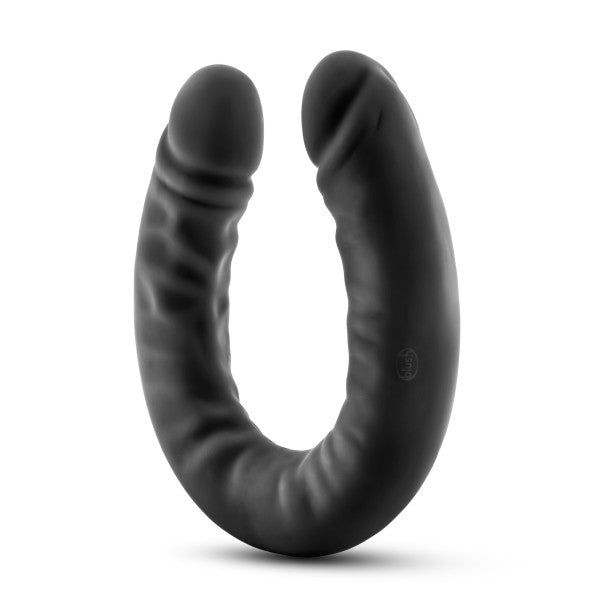 Ruse 18 Silicone Double Headed Dildo Black 