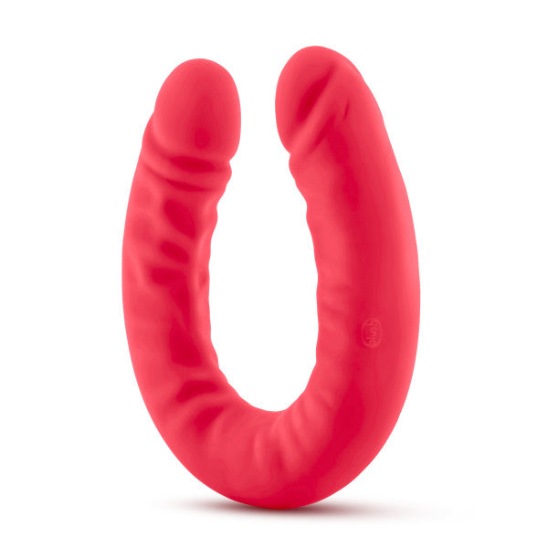 Ruse 18 Silicone Double Headed Dildo Cerise 