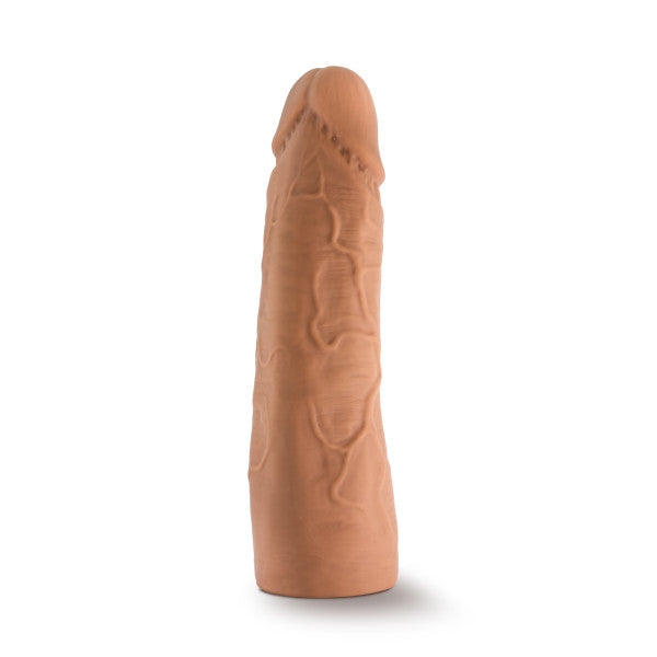 The Realm Realistic 7 In Lock On Dildo Mocha
