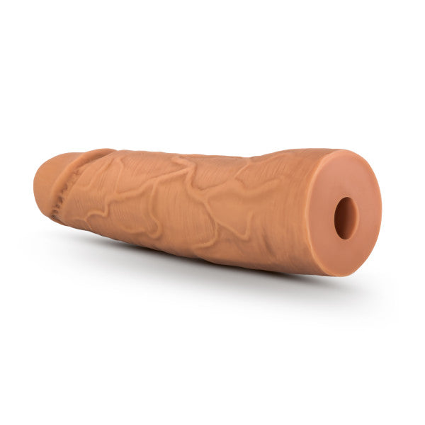 The Realm Realistic 7 In Lock On Dildo Mocha
