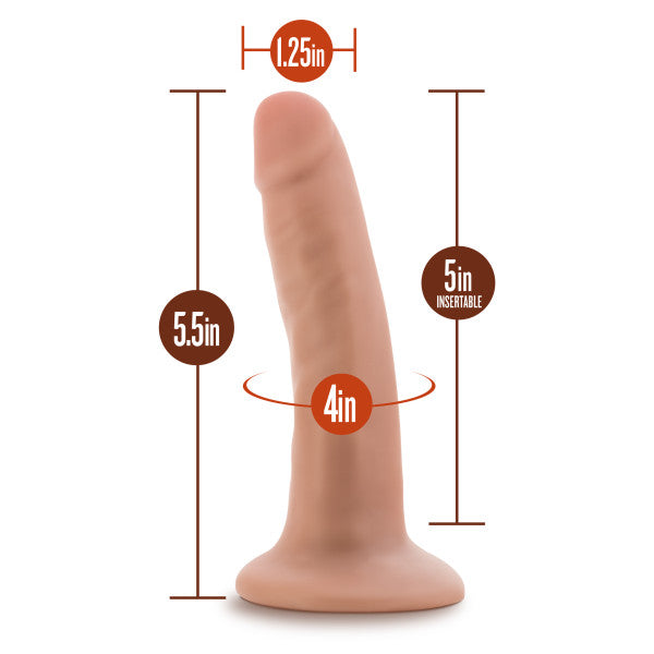 Silicone Willys 5.5 Silicone Dildo Vanilla 