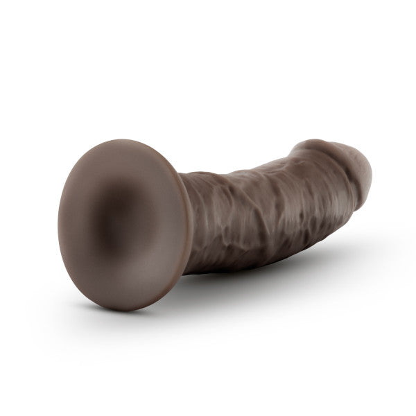 Au Naturel 8in Dildo W- Suction Cup Chocolate