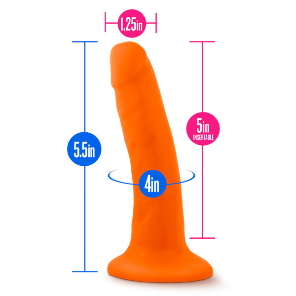 Neo 5.5 Dual Density Cock Neon Orange 