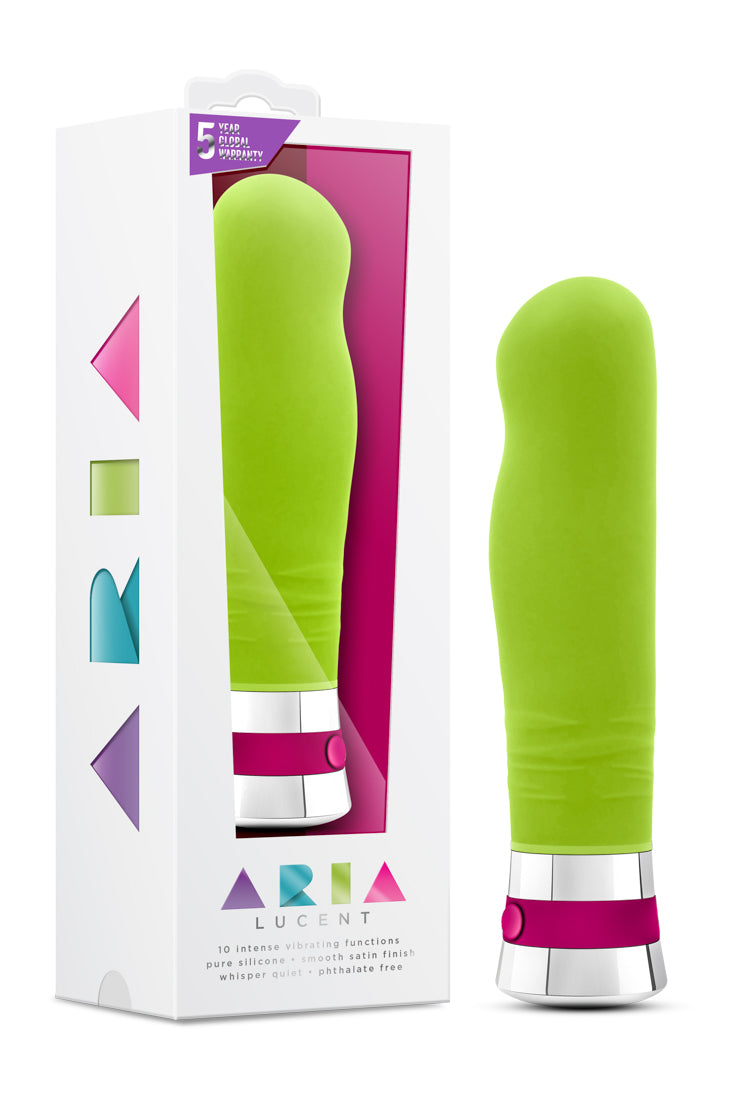 Aria Lucent Lime Green Vibrator
