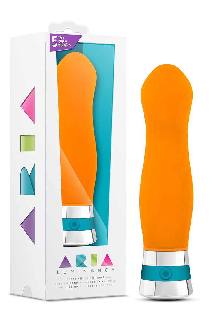 Aria Luminance Tangerine Orange Vibrator