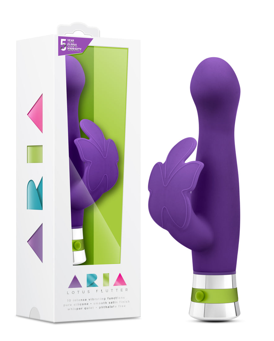 Aria Lotus Flutter Plum Vibrator