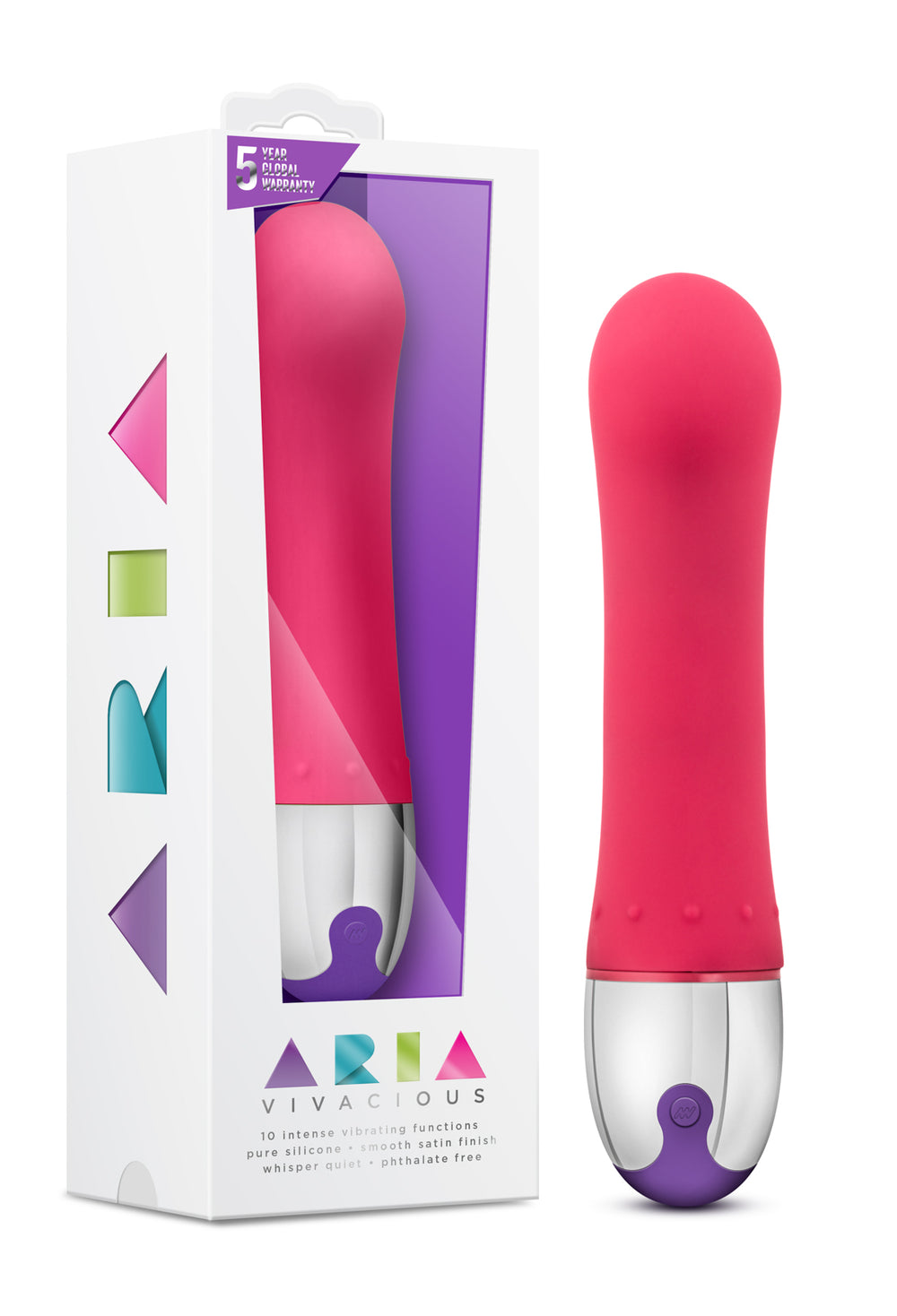 Aria Vivacious Cerise Pink Vibrator