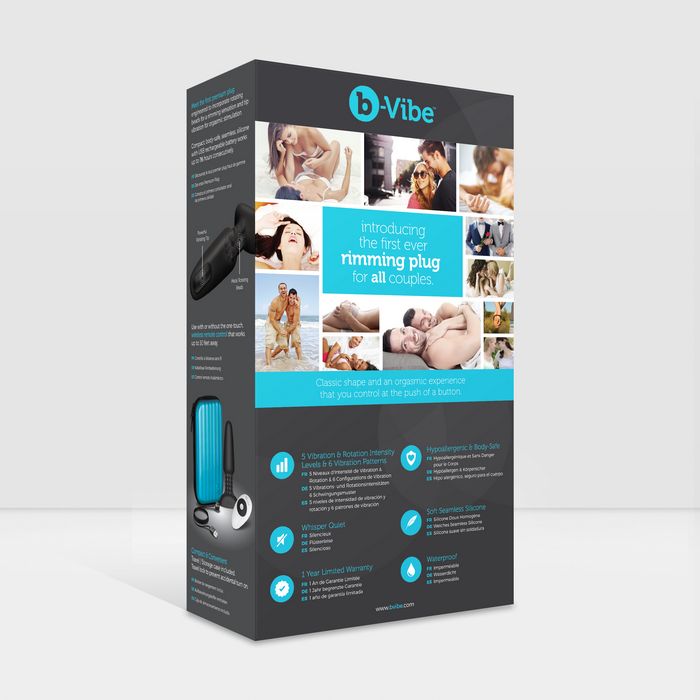 B Vibe Rimming Plug 2 Black