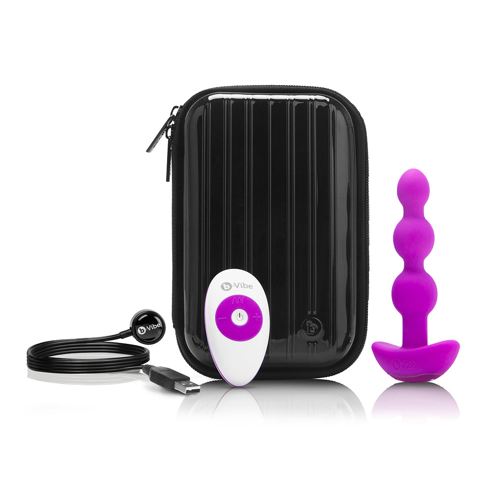 Triplet Anal Beads Fuchsia(net