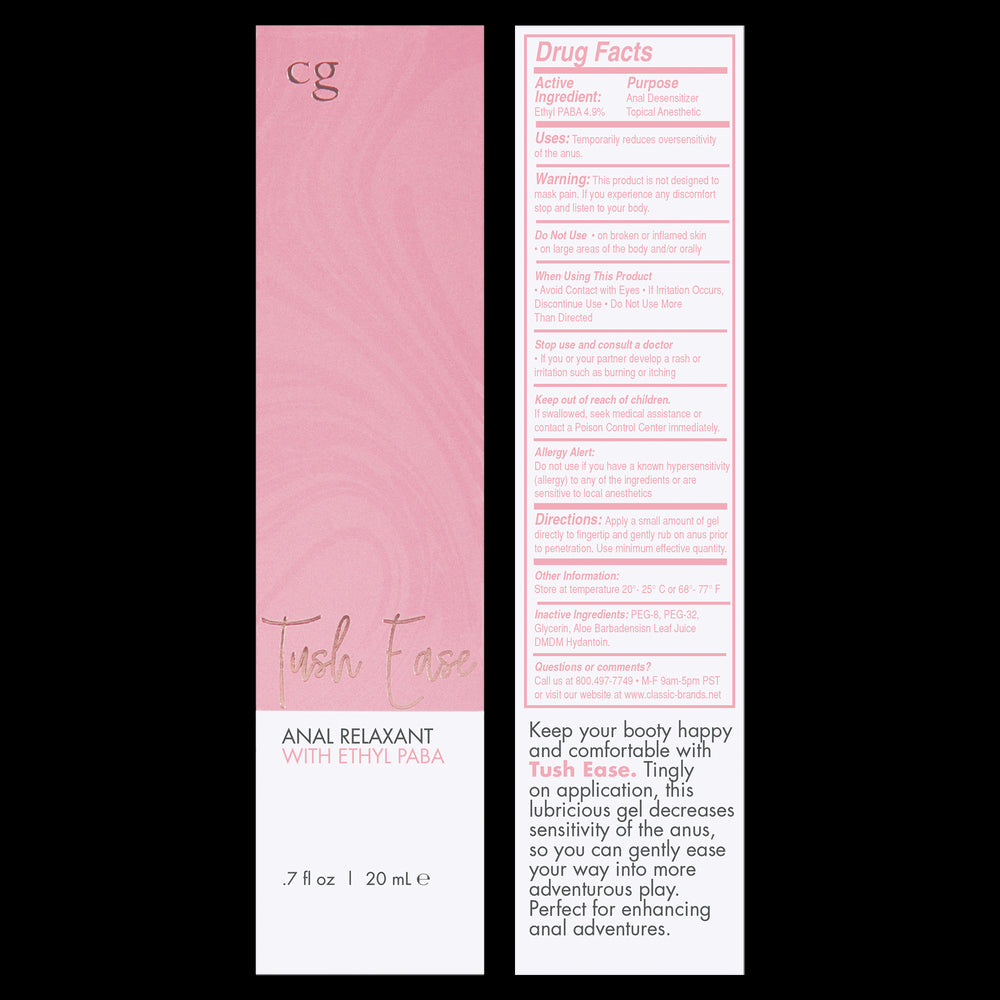 Cgc Tush Ease Anal Relaxant W- Benzocaine .7 Fl Oz