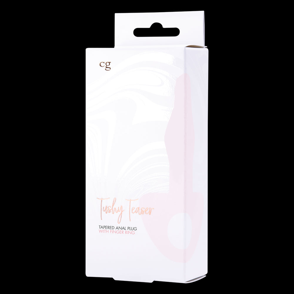 Cgc Tushy Teaser Tapered Anal Plug W- Finger Ring