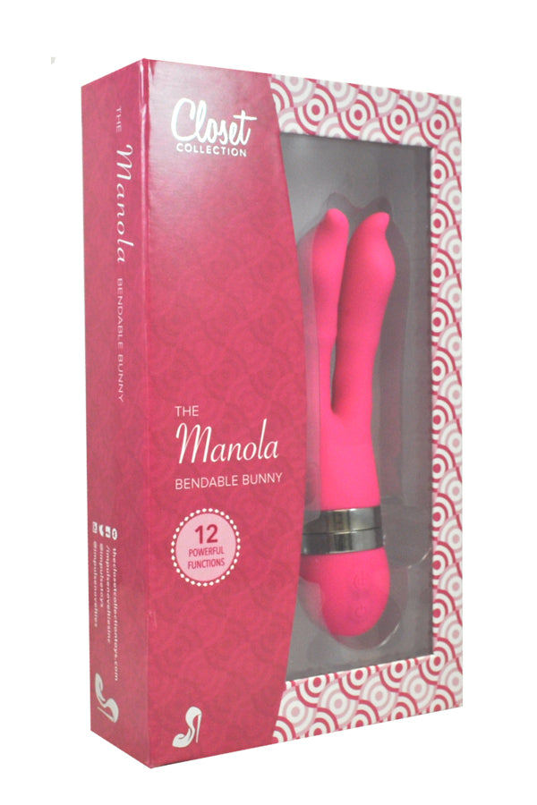Manola Bendable Bunny Pink
