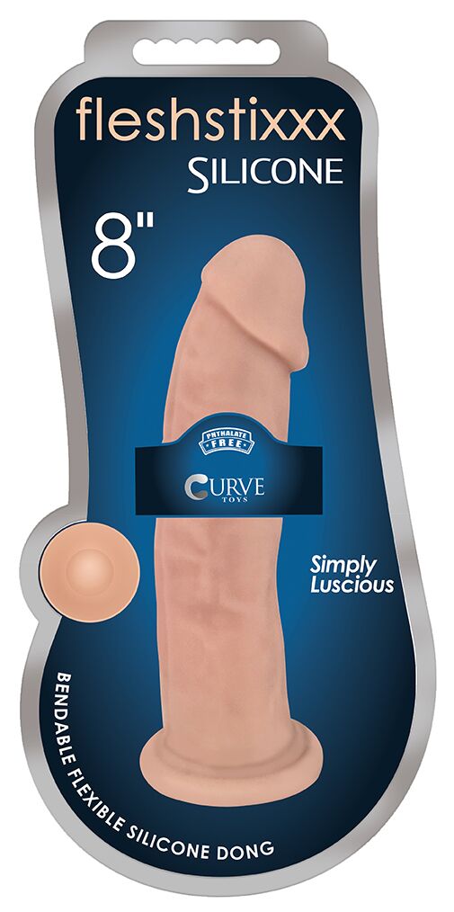 Fleshstixxx 8in Silicone Dong