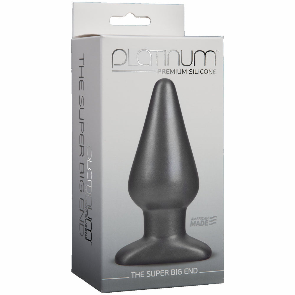 Platinum Silicone Super Big End Charcoal