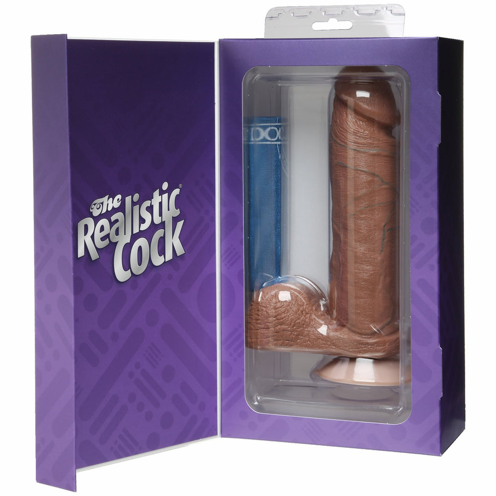 Realistic Cock 8 In Mulatto Bx