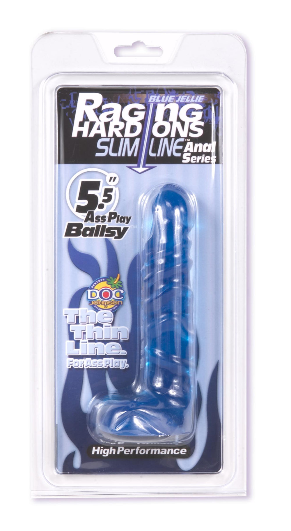 Blue Jellie Raging Hard Ons Slim Line 5.5in Ballsy Cd.