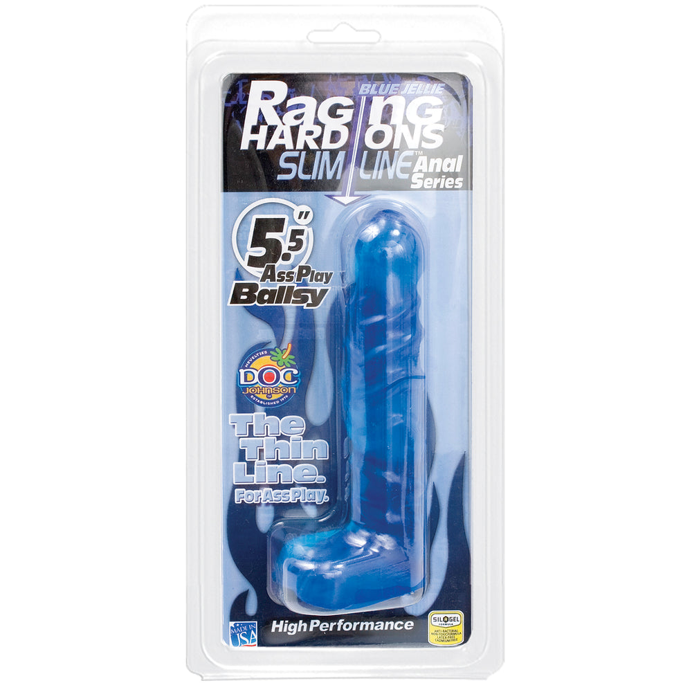 Blue Jellie Raging Hard Ons Slim Line 5.5in Ballsy Cd.
