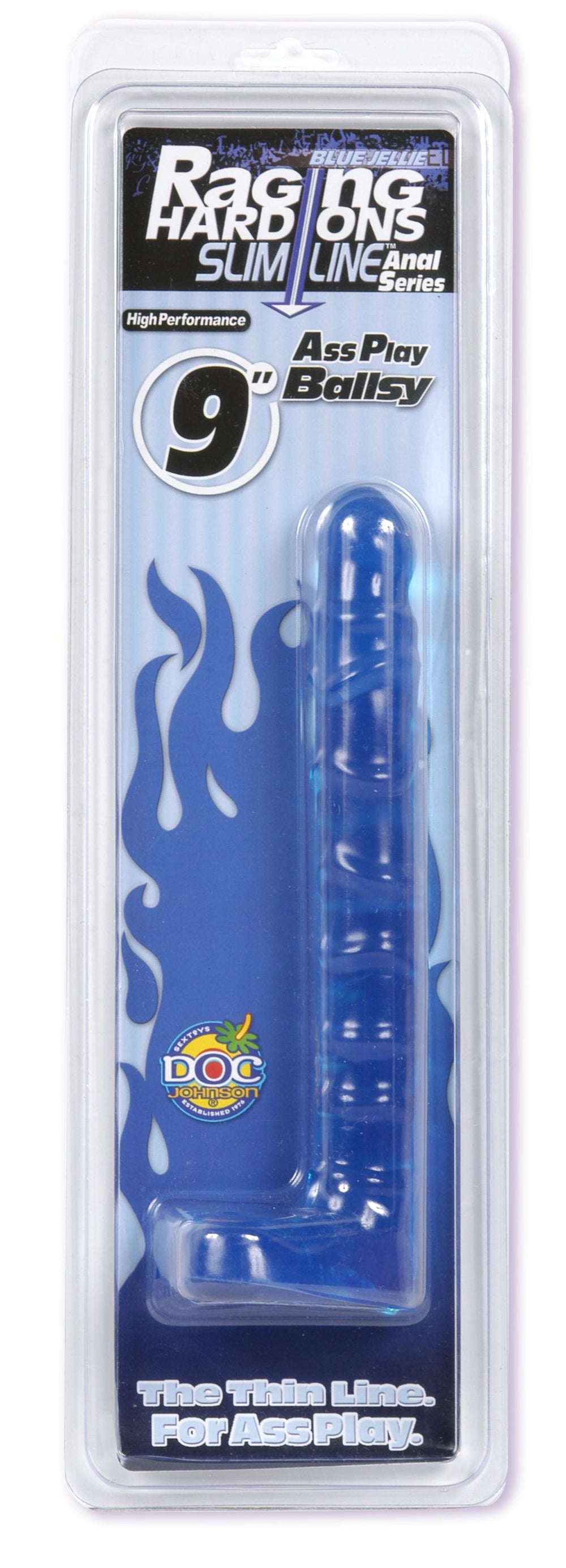 Blue Jellie Raging Hard Ons Slim Line 9in Ballsy Blue Cd.