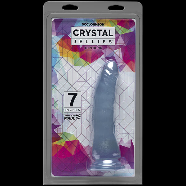 Crystal Jellies Thin Dong 7 In Clear