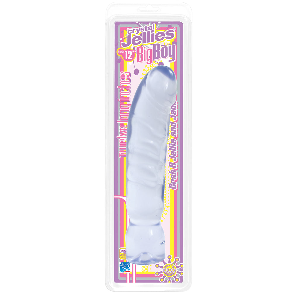 Crystal Jellies Big Boy Clear Dong 12in Cd