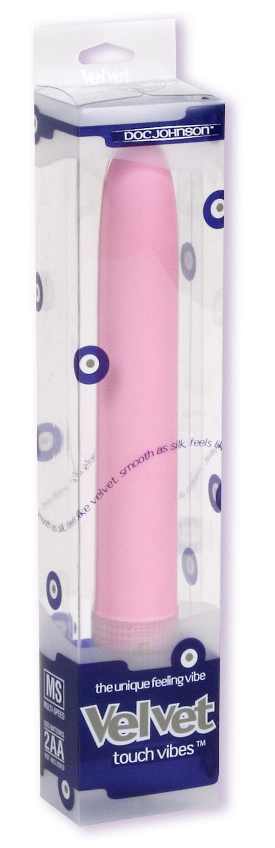 7in Velvet Touch Vibe Pink Bx