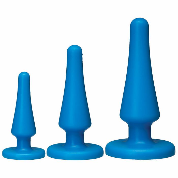 American Pop Launch Blue Anal Trainer Set