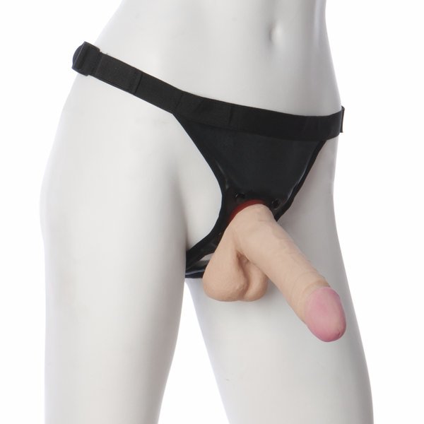 Ultra-realistic-7in Cock W-harness Bx