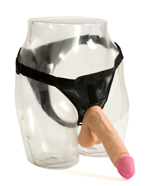 Ultra-realistic 8in Cock W-harness Bx