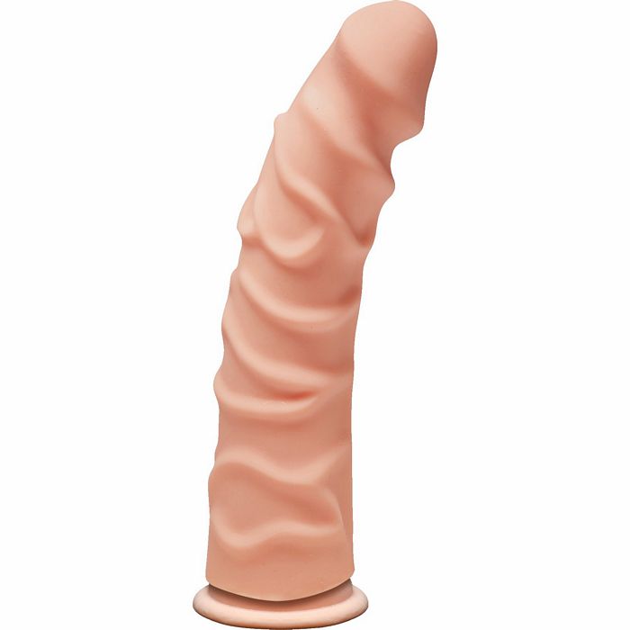 The D Ragin' D 8 Vanilla Beige Ultraskyn Dildo 