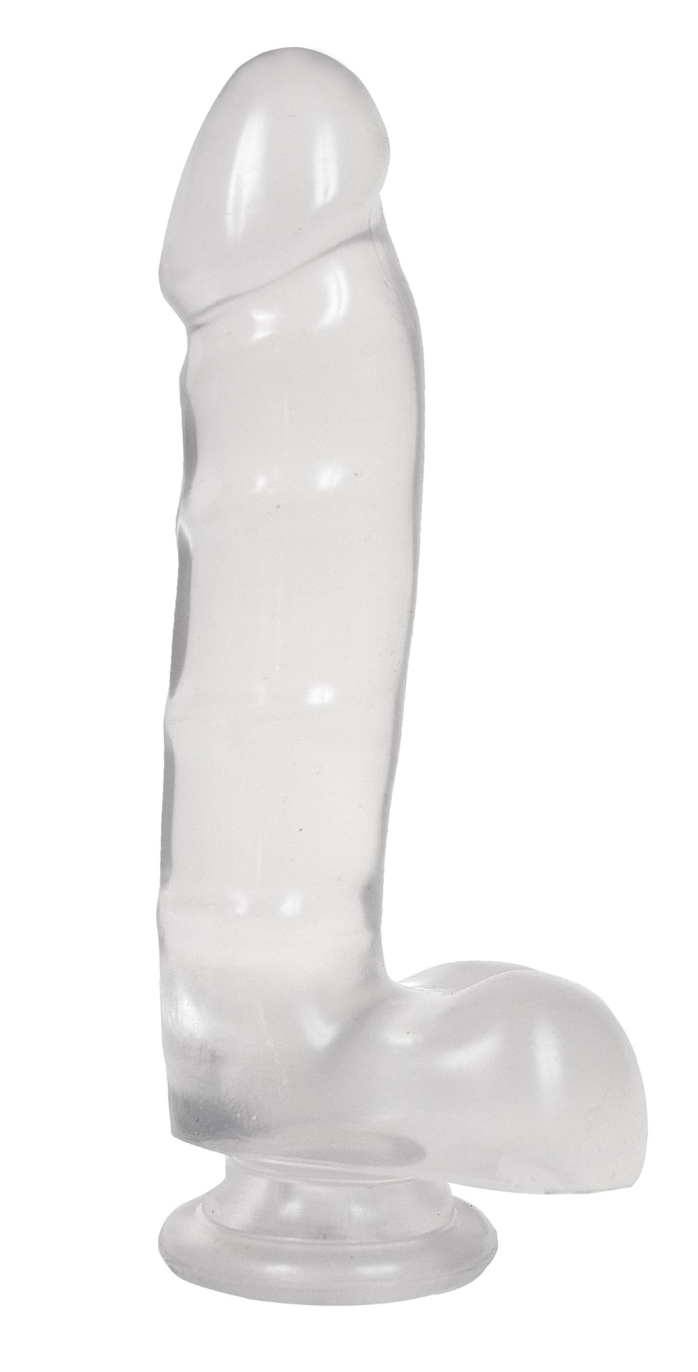 Jelly Cock & Balls W-suction Cup Diamond