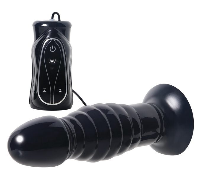Adam & Eve Thrusting Anal Vibe Black