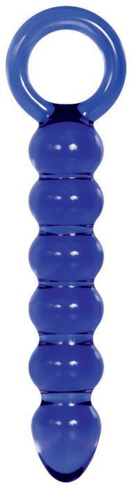 Adam & Eve Cobalt Glass Dildo