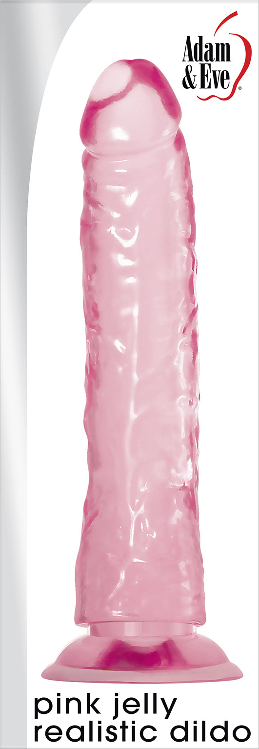 Adam & Eve Pink Jelly Realistic Dildo