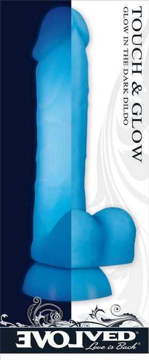 Touch & Glow Blue Dildo