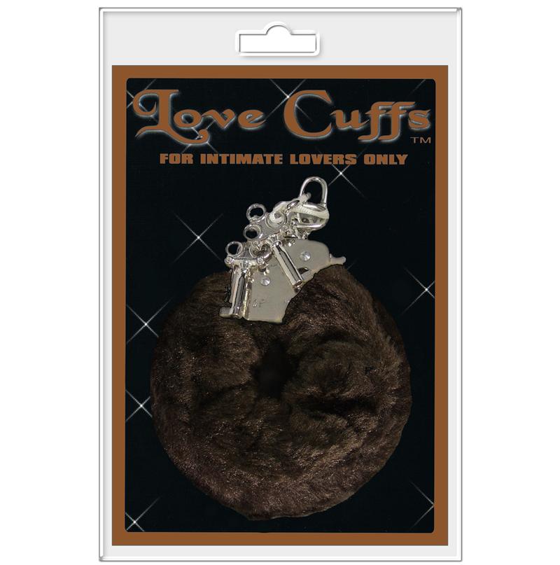 Plush Love Cuffs Brown