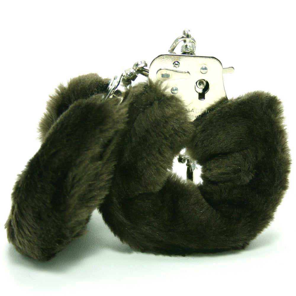Plush Love Cuffs Brown