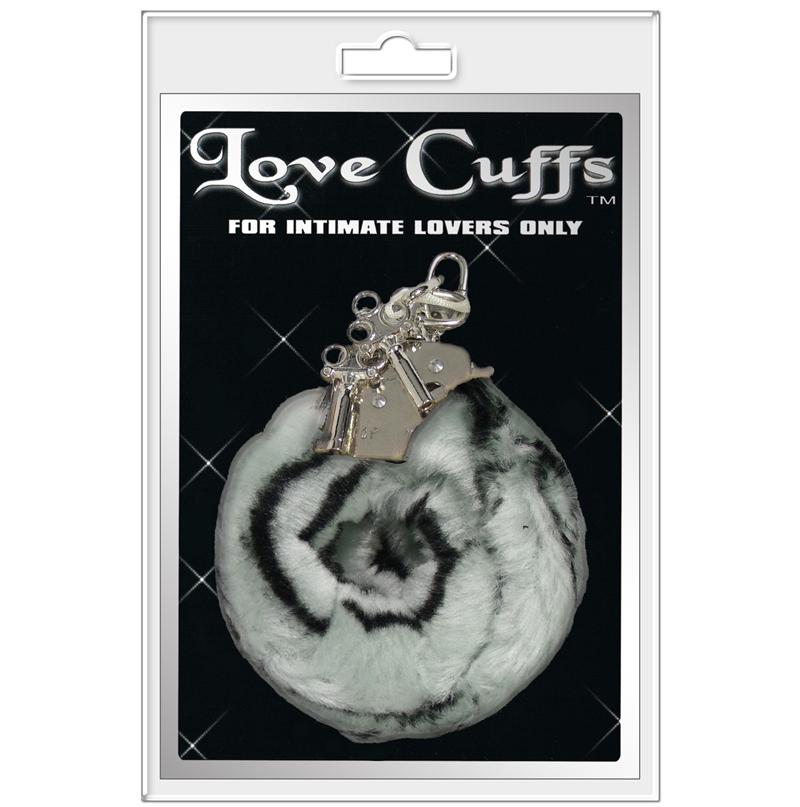 Plush Love Cuffs Zebra