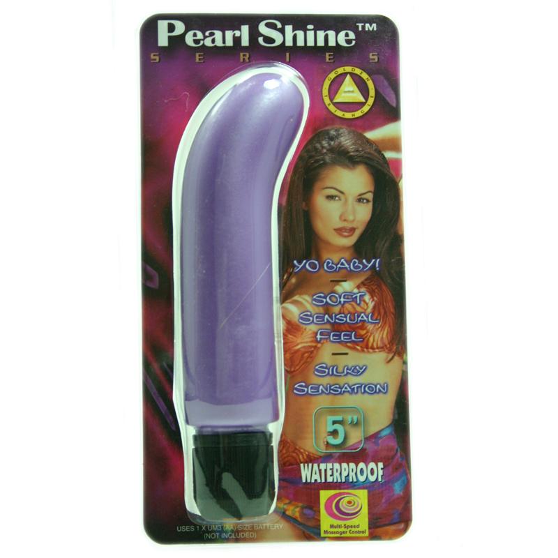 Pearl Shine 5in G-spot Lavender