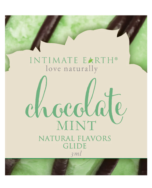 Intimate Earth Chocolate Mint Glide Foil Pack 3ml (eaches)